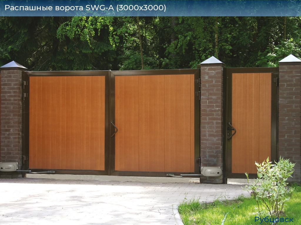 Распашные ворота SWG-A (3000х3000), rubtsovsk.doorhan.ru