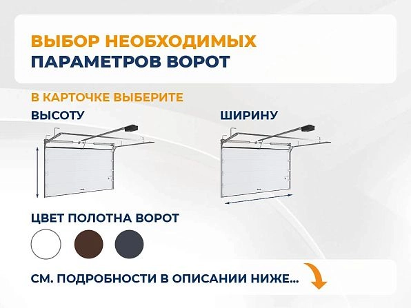 Cекционные ворота 3100х2950 мм белые DoorHan RSD02, rubtsovsk.doorhan.ru